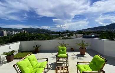 Imagem: O apartamento na cobertura possui 3 Dormitórios, 3 Banheiros