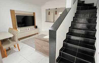 Imagem: A casa em condomínio possui 2 Dormitórios, 1 Banheiro e 1