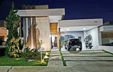 Imagem: A casa em condomínio possui 3 Dormitórios, 4 Banheiros, 4