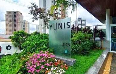 Imagem: O apartamento possui 1 Dormitório, 1 Banheiro, 1 Vaga na garagem