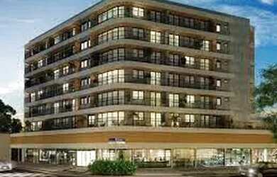 Imagem: O apartamento possui 1 Dormitório, 1 Banheiro, 1 Vaga na garagem