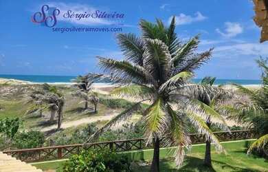 Imagem 14: Belíssima mansão no Porto das Dunas frente mar pé na areia com 8 suítes