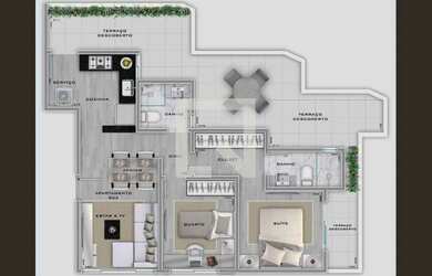 Imagem 12: Apartamento à Venda - Lourdes, 3 Quartos, 109 m2