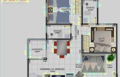Imagem 8: Apartamento com 2 dormitórios à venda, 70 m² por R$ 255.900,00 - Laranjeiras...