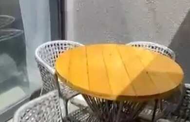 Imagem: O apartamento possui 1 Dormitório, Acomodam 5 pessoas e está