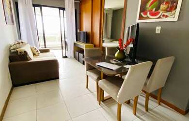 Imagem 1: Caminho das Arvores 1/4 Varandão Mobiliado Decorado Infra de Lazer Seguro Lindo