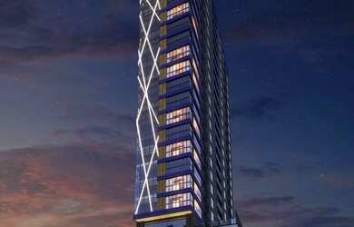 Imagem: O apartamento possui 1 Dormitório, 1 Banheiro, 1 Vaga na garagem