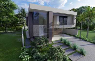 Imagem: A casa em condomínio possui 5 Dormitórios, 5 Banheiros, 4