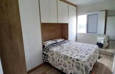 Imagem: O apartamento possui 2 Dormitórios, 1 Banheiro, 1 Vaga na garagem