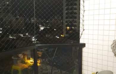 Imagem: O apartamento possui 1 Dormitório, 1 Banheiro, 1 Vaga na garagem