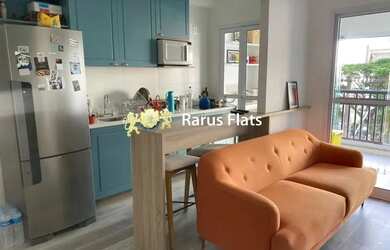 Imagem: O studio possui 1 Dormitório, 1 Banheiro, 1 Vaga na garagem