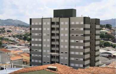 Imagem: O apartamento possui 1 Dormitório, 1 Banheiro, 1 Vaga na garagem