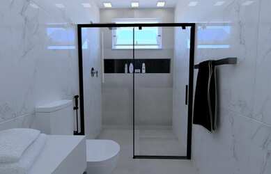 Imagem: A casa possui 3 Dormitórios, 2 Banheiros, 4 Vagas na garagem