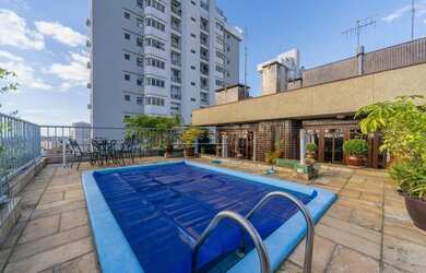 Imagem: O apartamento na cobertura possui 3 Dormitórios, 3 Banheiros