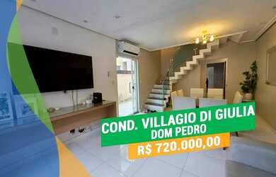 Imagem: A casa em condomínio possui 3 Dormitórios, 2 Banheiros, 2