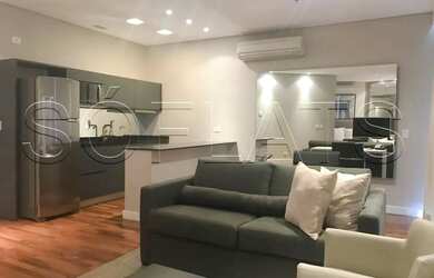 Imagem: O studio possui 1 Dormitório, 1 Banheiro, 1 Vaga na garagem