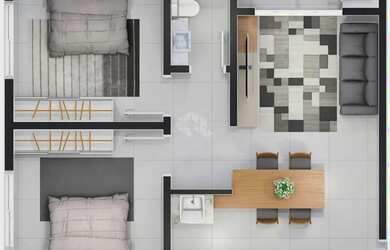 Imagem 12: APARTAMENTO 2 DORMITÓRIOS NO CENTRO DE SANTA MARIA