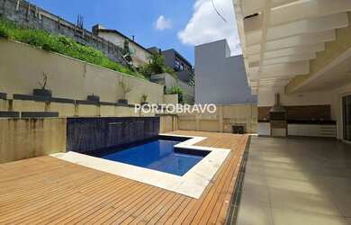 Imagem 8: Casa Alphaville Locação 4 Suites ar cond área gourmet piscina com cascata