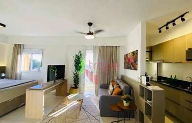 Imagem: O apartamento possui 1 Dormitório, 1 Banheiro, 1 Vaga na garagem