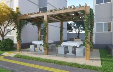 Imagem: O apartamento possui 3 Dormitórios, 1 Banheiro, 1 Vaga na garagem