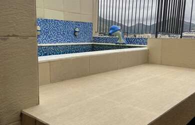 Imagem: O apartamento na cobertura possui 2 Dormitórios, 3 Banheiros