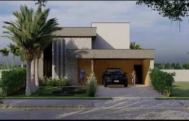 Imagem: A casa em condomínio possui 3 Dormitórios, 4 Banheiros, 4