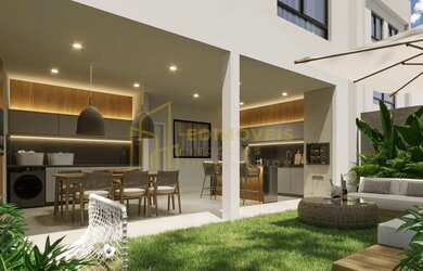 Imagem: A casa possui 4 Dormitórios, 4 Banheiros, 2 Vagas na garagem