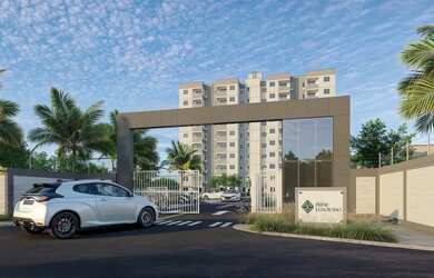 Imagem: O apartamento possui 2 Dormitórios, 1 Banheiro, 1 Vaga na garagem