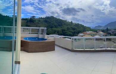 Imagem: O apartamento na cobertura possui 3 Dormitórios, 4 Banheiros