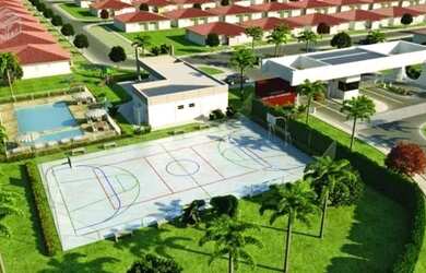 Imagem: A casa em condomínio possui 3 Dormitórios, 2 Banheiros, 2