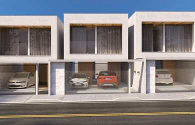 Imagem: A casa possui 3 Dormitórios, 2 Banheiros, 2 Vagas na garagem