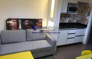 Imagem: O studio possui 1 Dormitório, 1 Banheiro, 1 Vaga na garagem