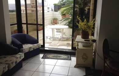 Imagem: O apartamento na cobertura possui 3 Dormitórios, 2 Banheiros