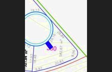 Imagem: O terreno possui 582m² de Área e está localizado em Ponta