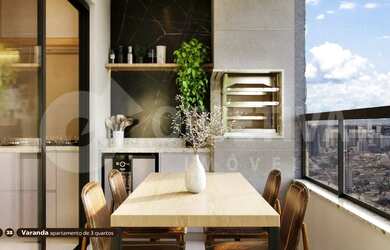 Imagem: O apartamento possui 3 Dormitórios, 2 Banheiros, 2 Vagas na