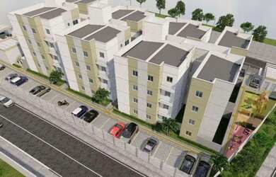 Imagem: O apartamento possui 2 Dormitórios, 2 Banheiros, 47m² de Área