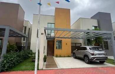 Imagem: A casa em condomínio possui 3 Dormitórios, 2 Vagas na garagem