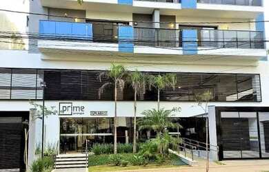 Imagem: O apartamento possui 1 Dormitório, 1 Banheiro, 1 Vaga na garagem