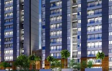 Imagem: O apartamento possui 2 Dormitórios, 1 Banheiro, 1 Vaga na garagem