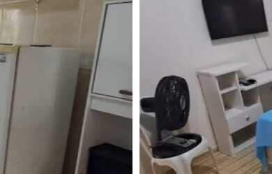 Imagem: A casa possui 2 Dormitórios, Acomodam 8 pessoas, 1 Vaga na