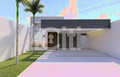 Imagem: A casa possui 3 Dormitórios, 1 Banheiro, 2 Vagas na garagem