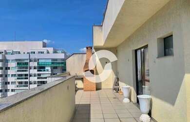 Imagem: O apartamento na cobertura possui 2 Dormitórios, 3 Banheiros