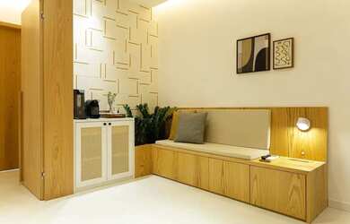 Imagem: A casa possui 2 Banheiros, 2 Vagas na garagem e 74m² de Área