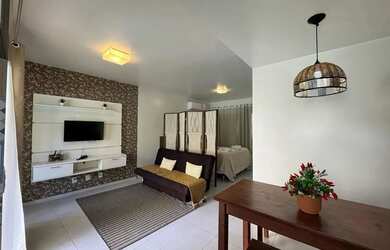 Imagem: O studio possui 1 Dormitório, 1 Banheiro, 1 Vaga na garagem