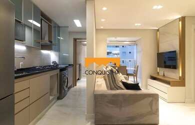 Imagem: O apartamento possui 2 Dormitórios, 2 Banheiros, 2 Vagas na