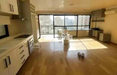 Imagem: O apartamento possui 1 Dormitório, 2 Banheiros, 2 Vagas na