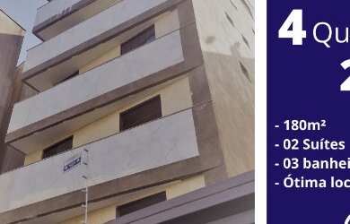 Imagem: O apartamento na cobertura possui 4 Dormitórios, 3 Banheiros