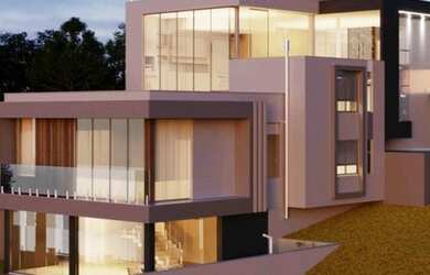 Imagem: A casa em condomínio possui 4 Dormitórios, 5 Banheiros, 3