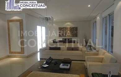 Imagem: A casa em condomínio possui 4 Dormitórios, 5 Banheiros, 3