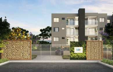 Imagem: O apartamento possui 2 Dormitórios, 1 Banheiro, 1 Vaga na garagem